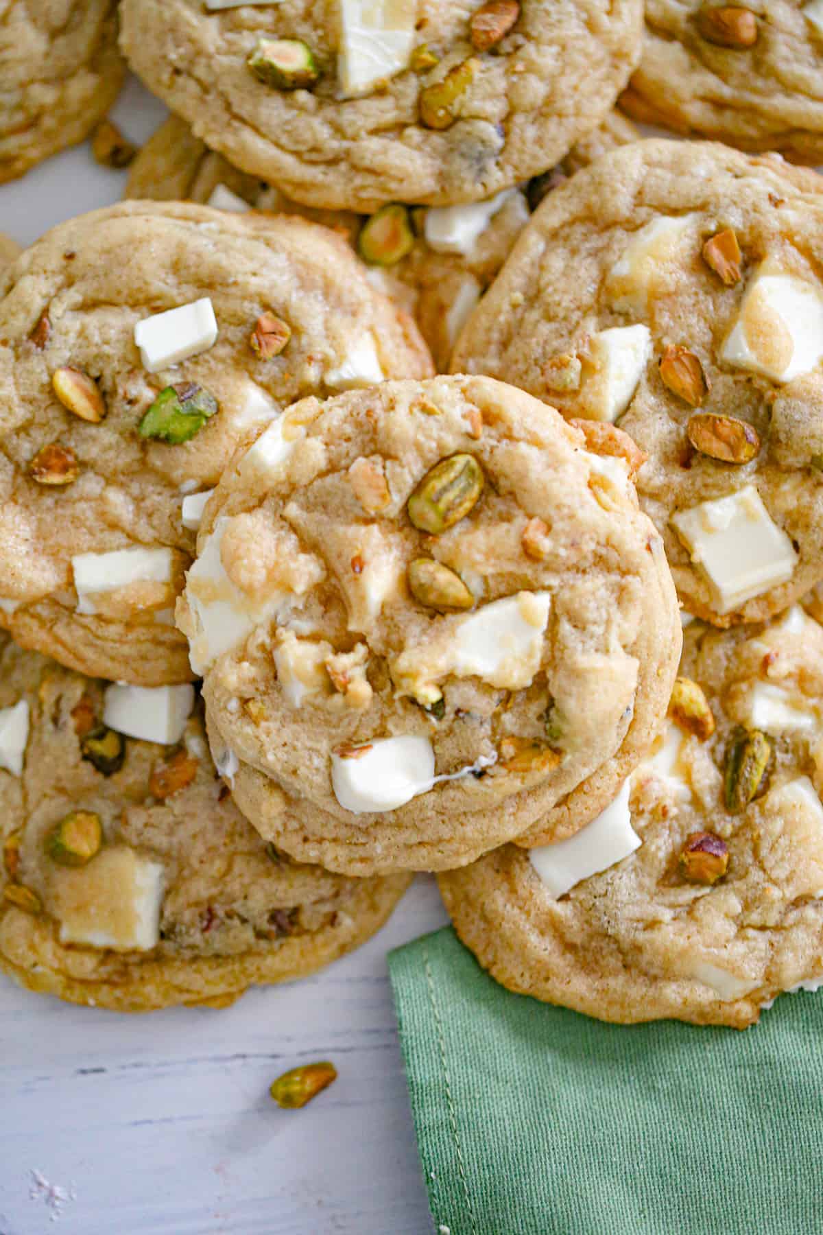 sweet salty white chocolate pistachio cookies recipe
