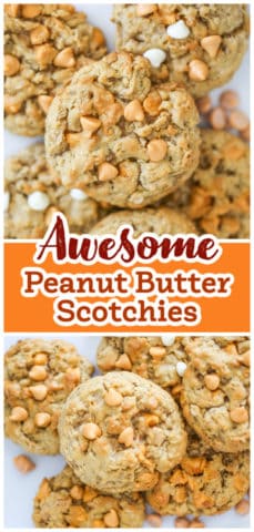 Peanut Butter Oatmeal Scotchies Cookies