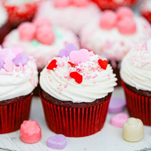 Valentine Cupcakes with Brach’s Candies