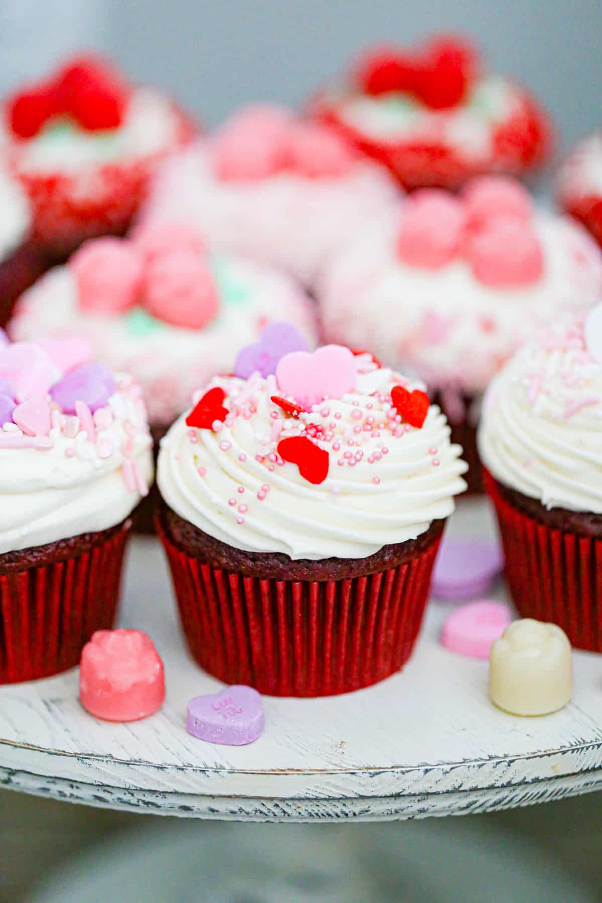 Valentine Cupcakes with Brach’s Candies