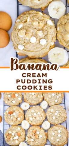 Easy Banana Cream Pudding Cookies