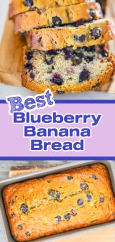 Easy Blueberry Banana Bread