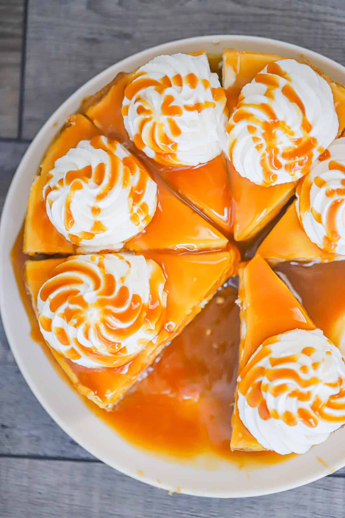 Easiest No Bake Salted Caramel Cheesecake