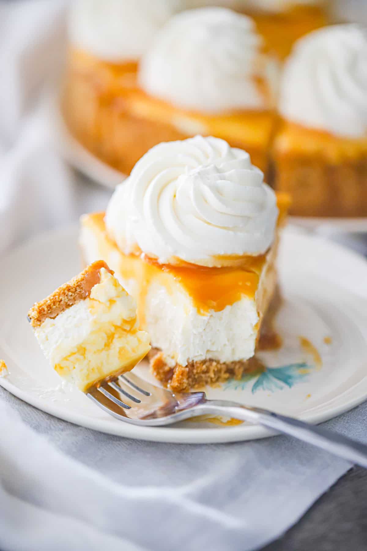 no bake salted caramel cheesecake recipe