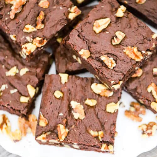 Homemade Chocolate Walnut Brownies