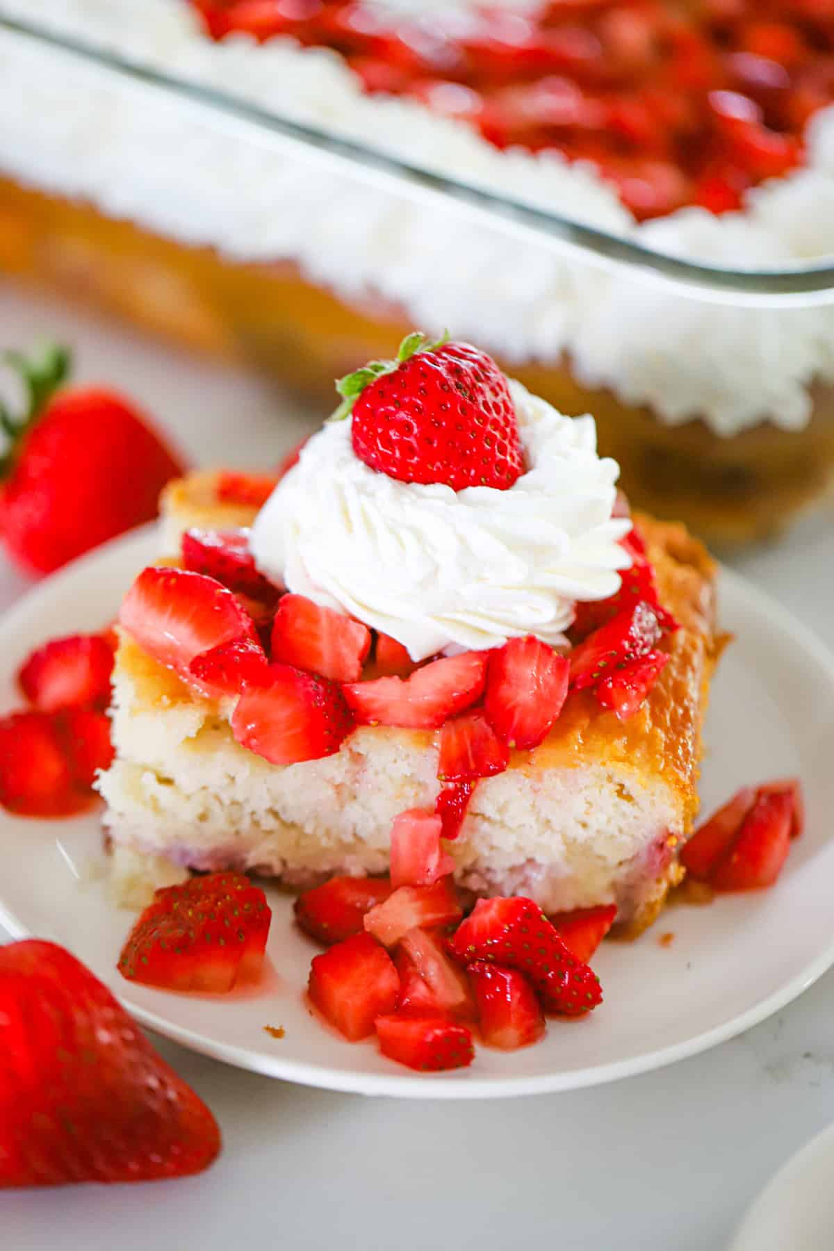 Strawberry Earthquake White Chocolate Cream Cheese Cake-image