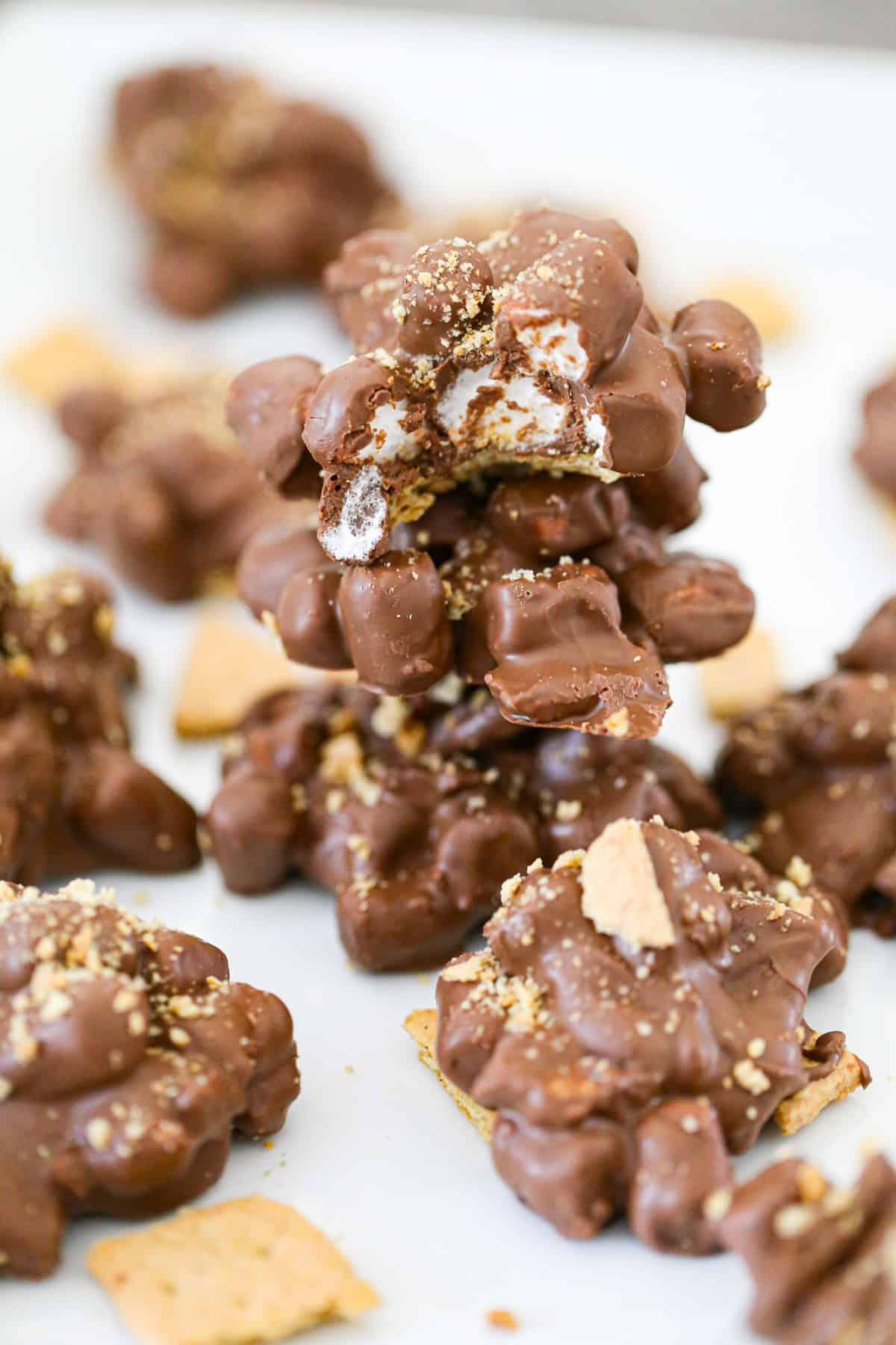 Easy homemade chocolate and marshmallow candy