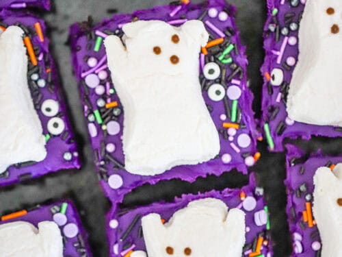 Halloween Ghost Brownies - The Baking ChocolaTess