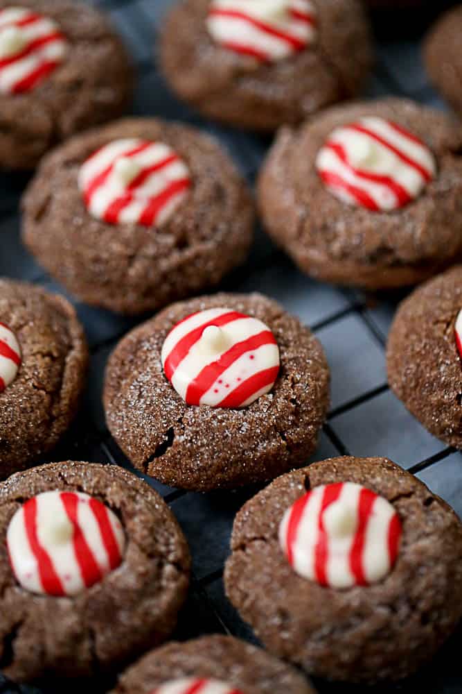 Ultimate Milk Chocolate Hershey Peppermint Kiss Cookies, perfect for holiday gatherings