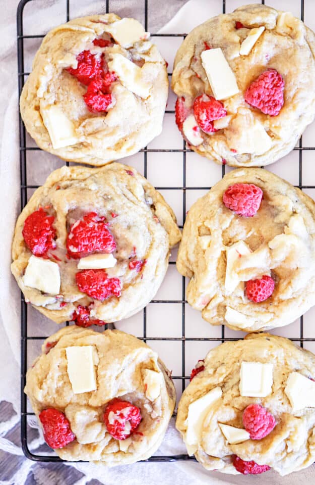 Best-Ever Raspberry White Chocolate Cookies - The Baking ChocolaTess