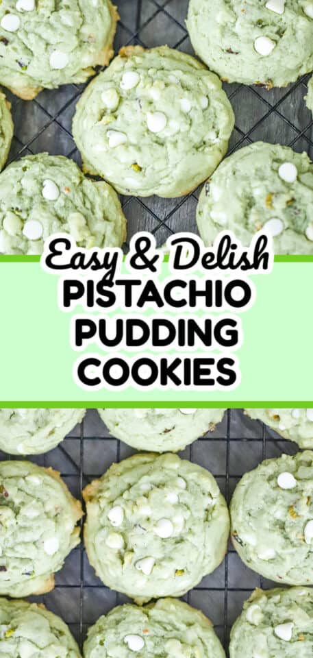 Pistachio Pudding Cookies - The Baking ChocolaTess
