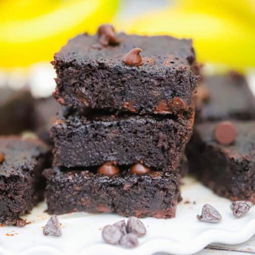 CHOCOLATE BANANA BROWNIES