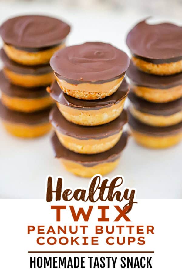 Healthy Twix Cups with Peanut Butter - The Baking ChocolaTess