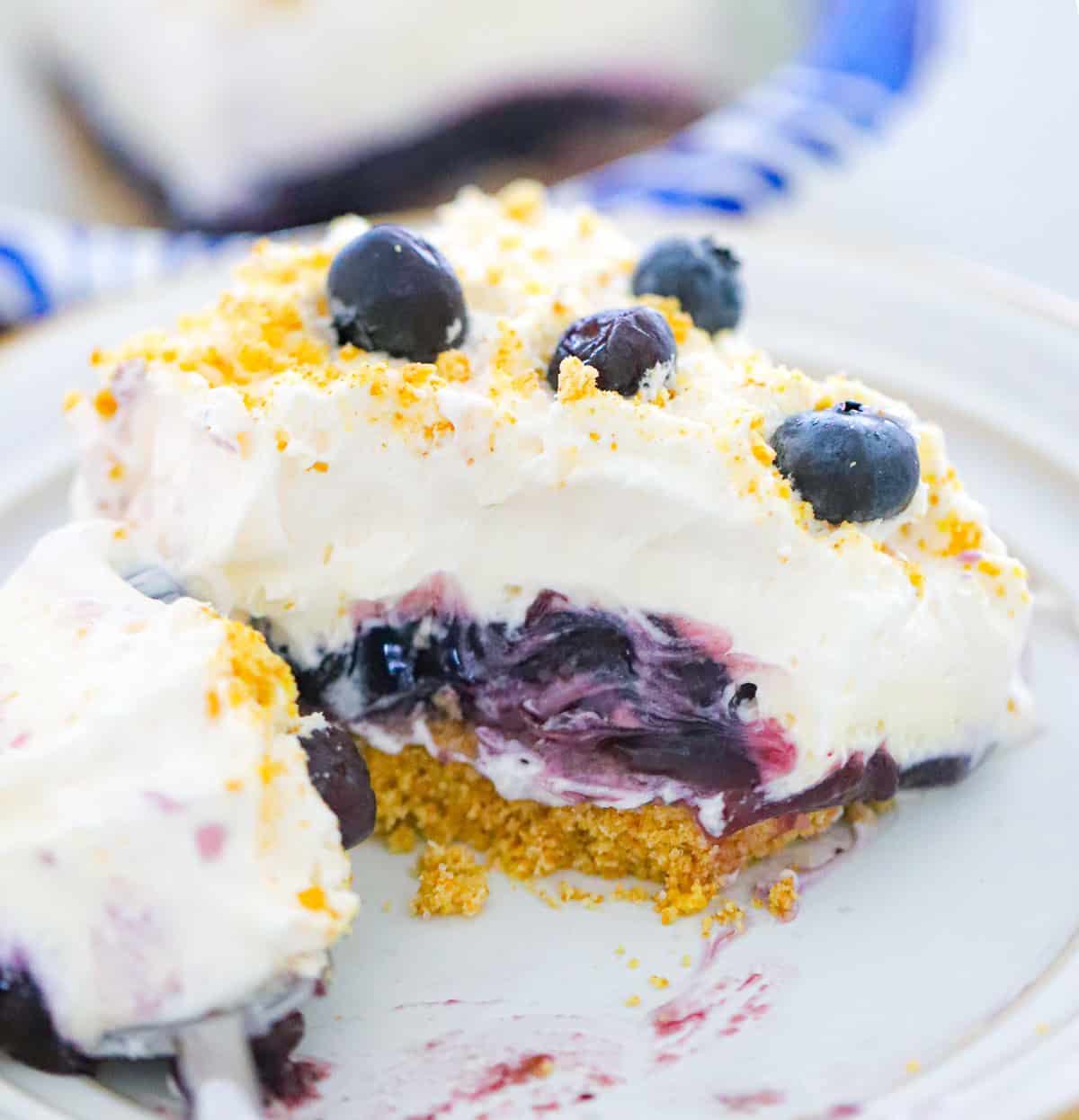Easy blueberry cheesecake delight cream cheese dessert