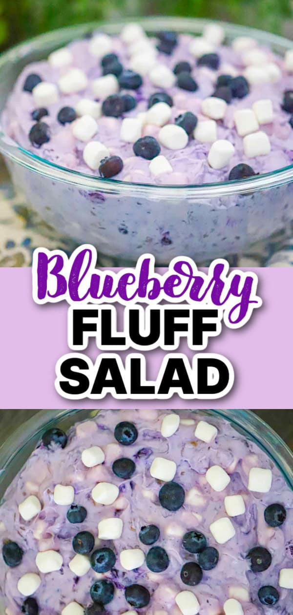 no bake marshmallow fruit blueberry fluff salad is one of those easy, nostalgic desserts that shows up at potlucks for a reason. 