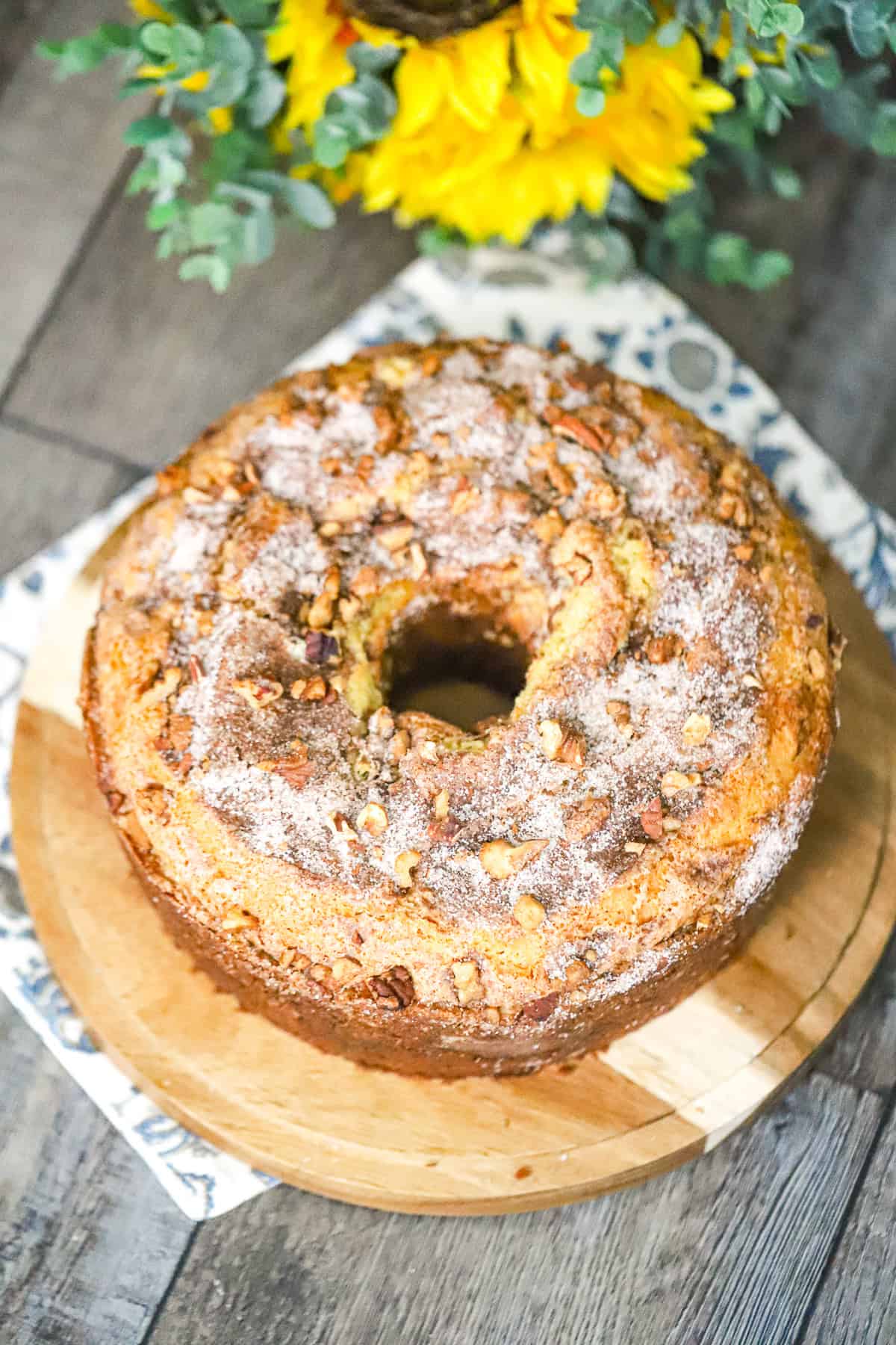Cinnamon Walnut Coffee Cake recipe