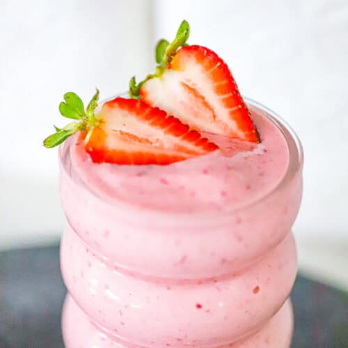 Strawberry Cottage Cheese Smoothie