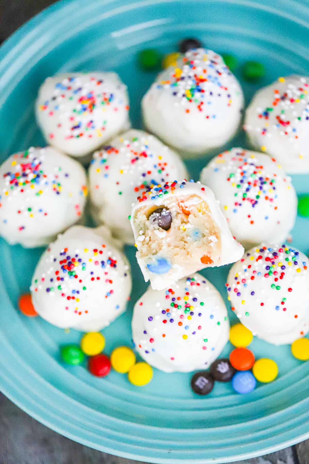 birthday m&m truffles ingredients
