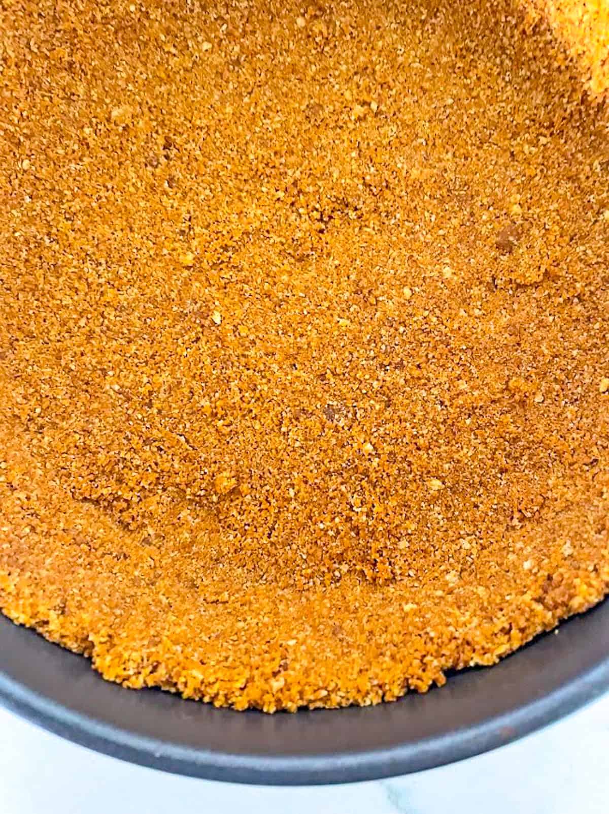 biscoff cookie crumbs and melted butter