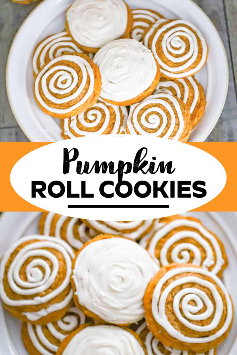 Pumpkin Roll Cookies