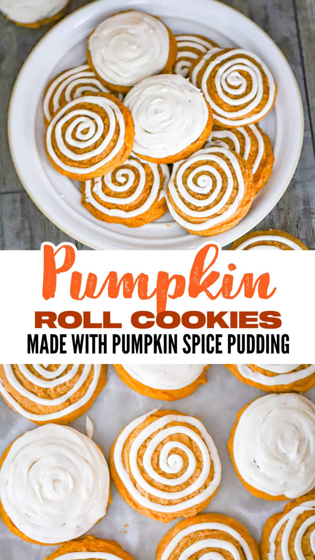 Pumpkin Roll Cookies