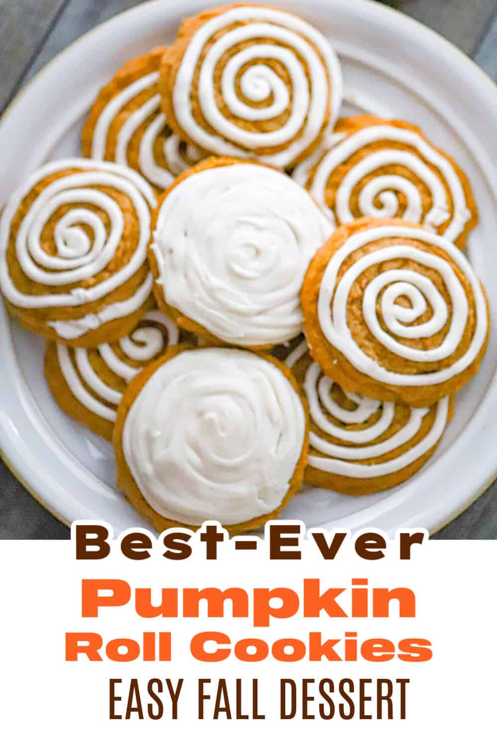 Pumpkin Roll Cookies