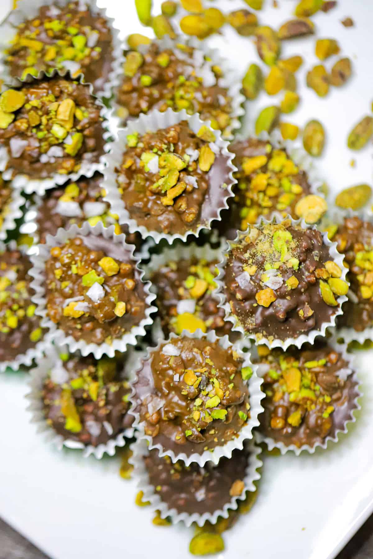 PISTACHIO CHOCOLATE CRUNCH CUPS