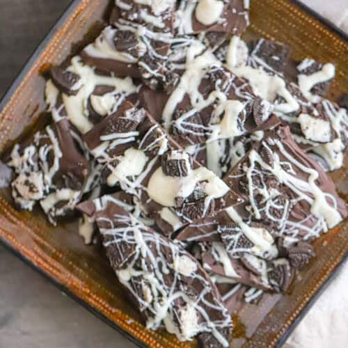 3 ingredient chocolate Oreo bark