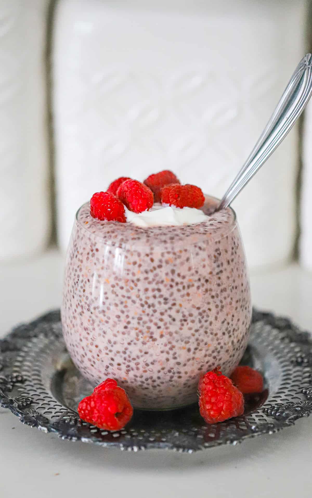 Raspberry Chia Pudding