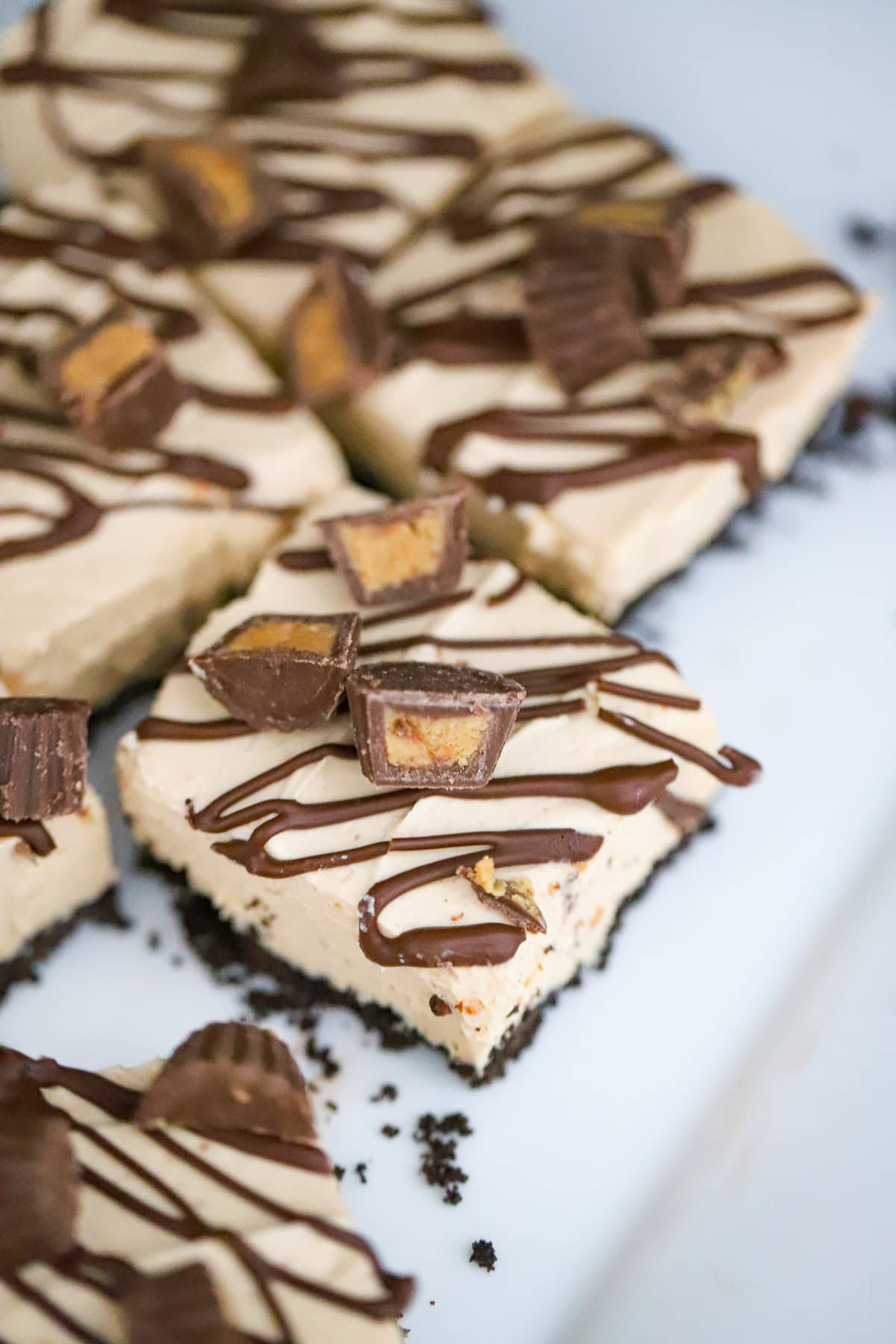 Peanut Butter Cup Protein Cheesecake