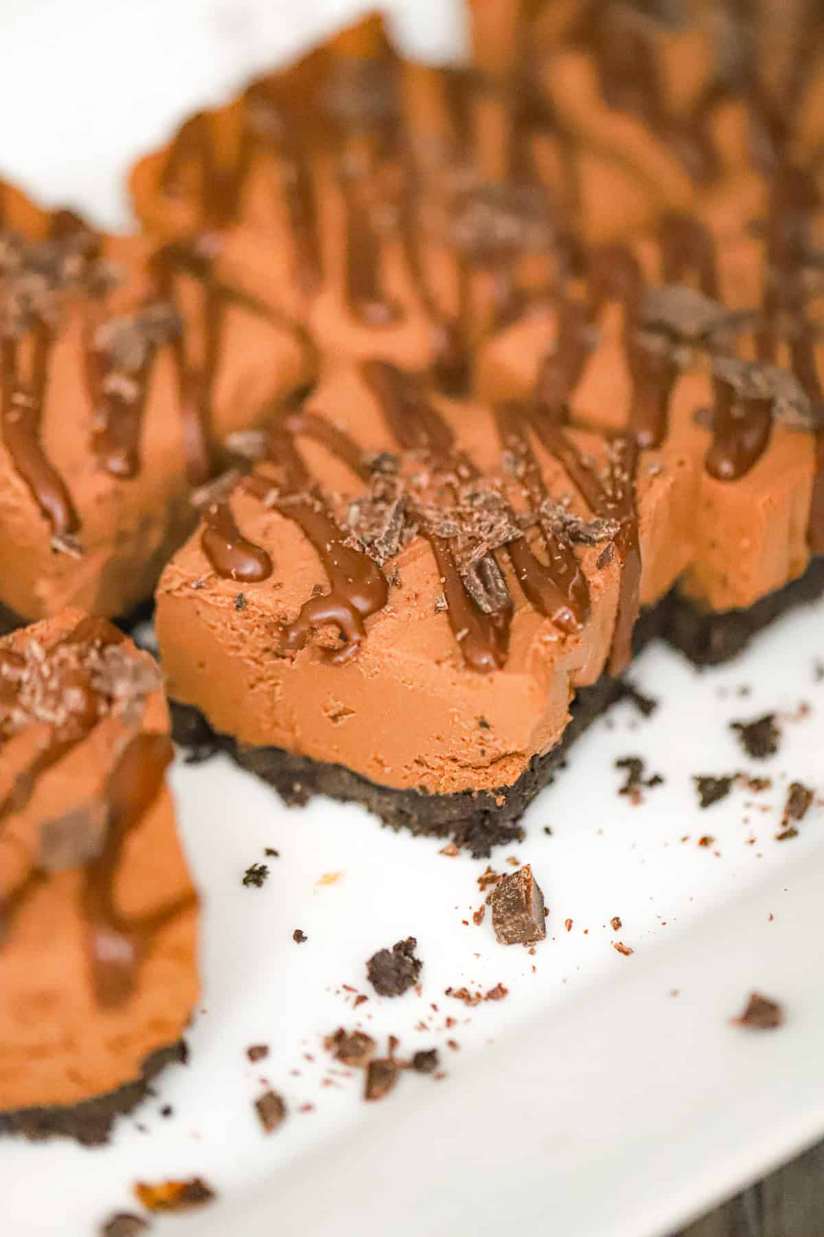 Chocolate Fudge High Protein Cheesecake