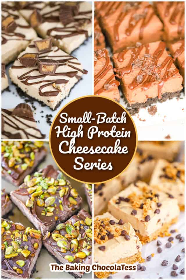 If you love dessert but want something a bit healthier, these creamy‑dense, chocolate‑forward cheesecakes bring bakery‑style flavor with 13–16g of protein in every slice.