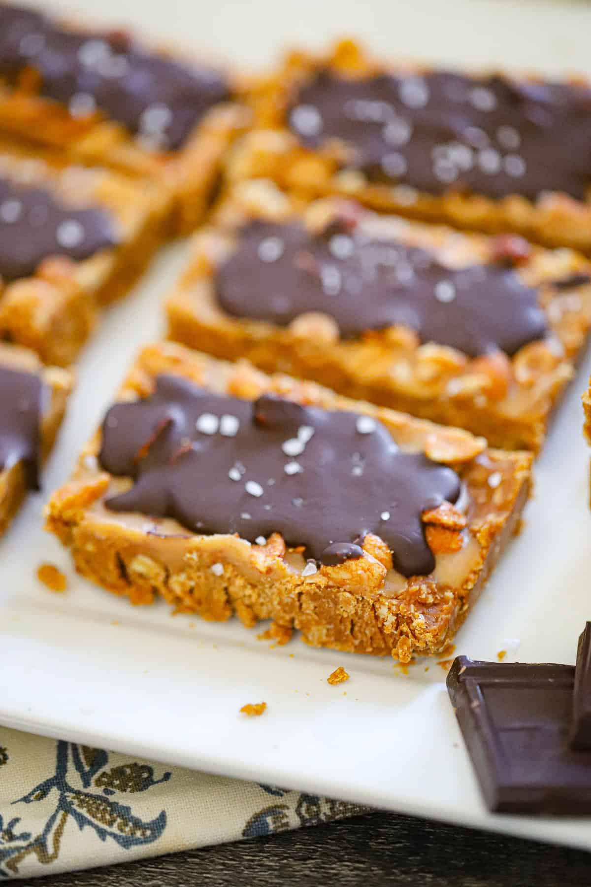 High Protein Snickers Bars (No Bake + So Easy)
