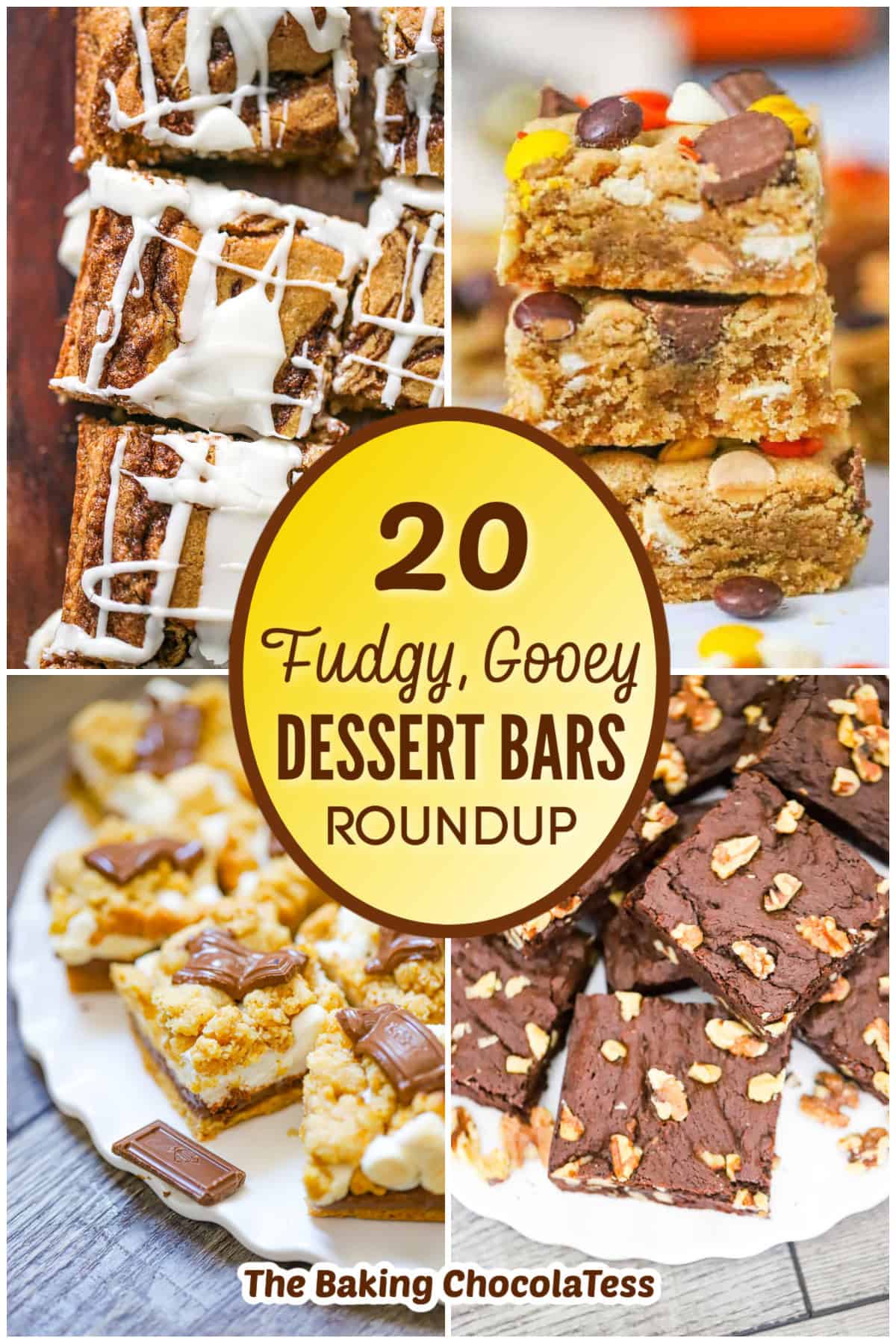 20 FUDGY, GOOEY Dessert Bars ROUNDUP