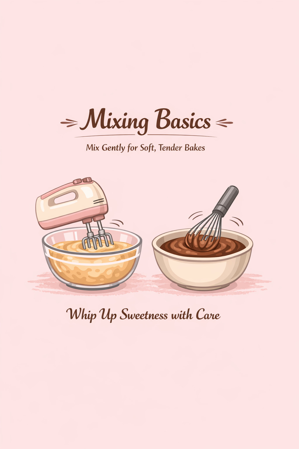 how to avoid overmixing with gentle mixing technique