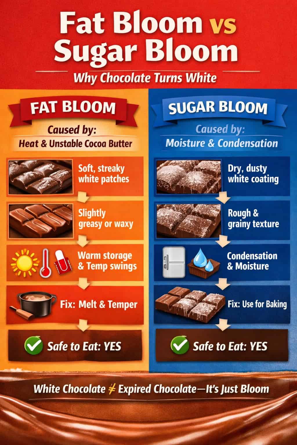 Chocolate bloom