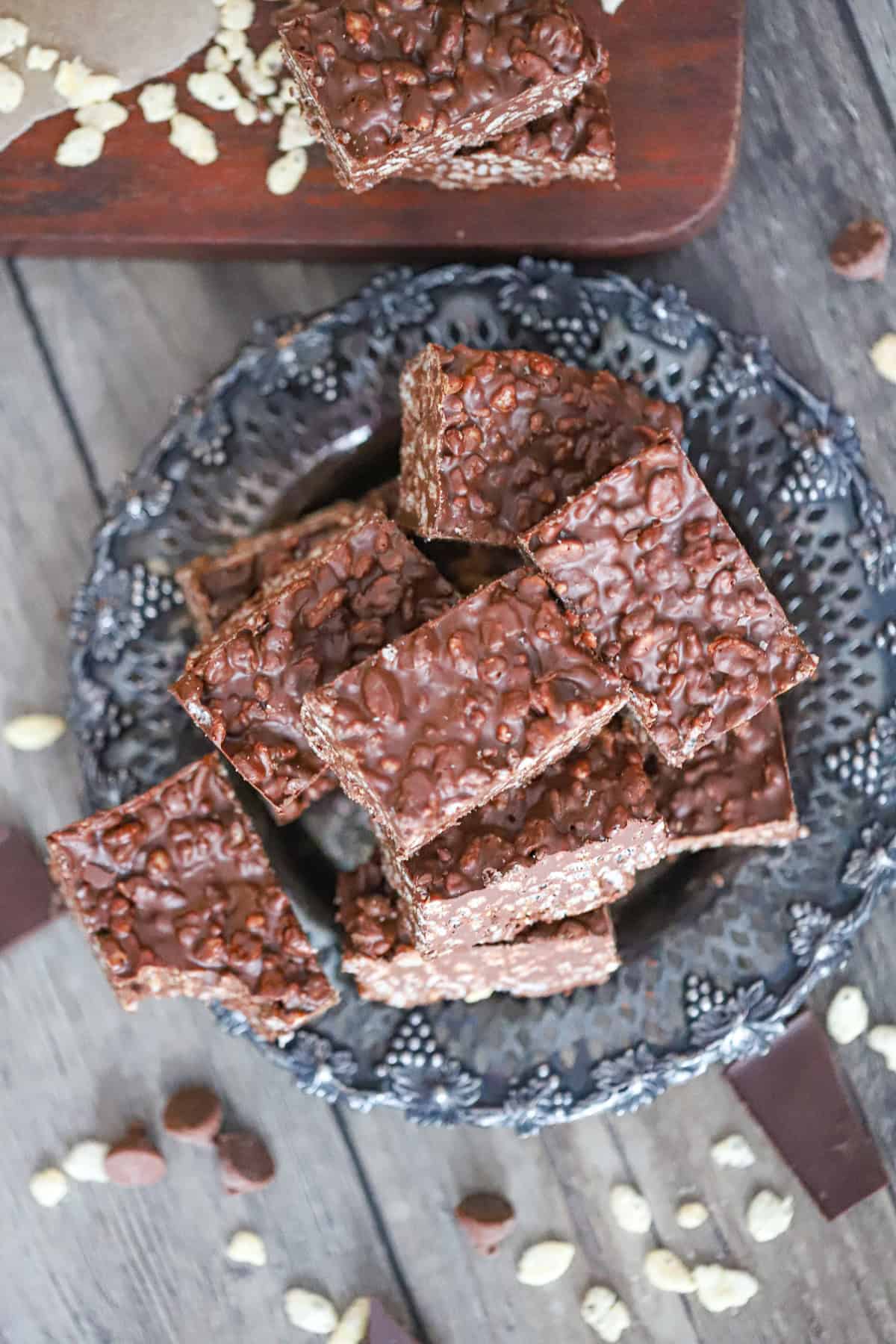 3 Ingredient Chocolate Crunch Bars