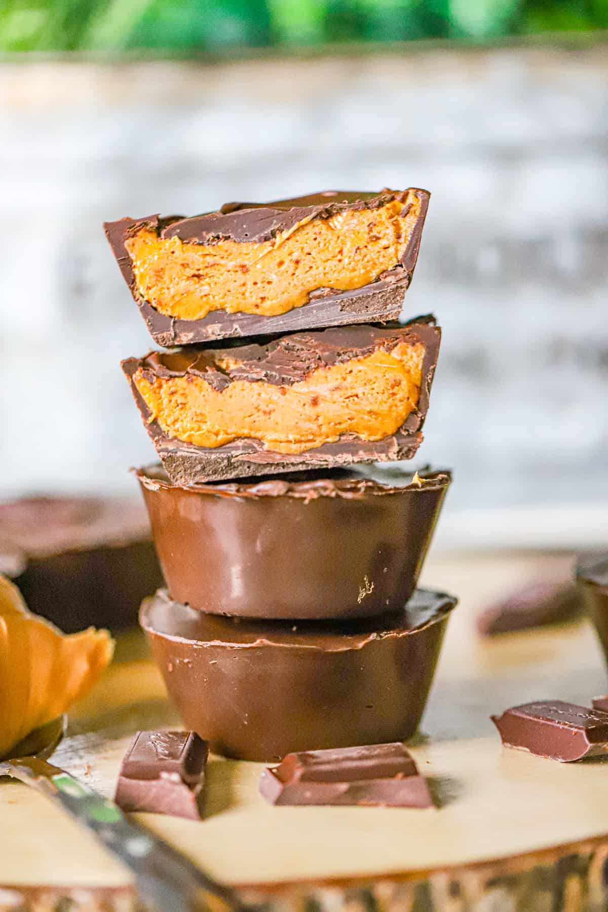 Jumbo Protein Peanut Butter Cups (High‑Protein, No‑Bake, Easy Homemade Reese&rsquo;s)