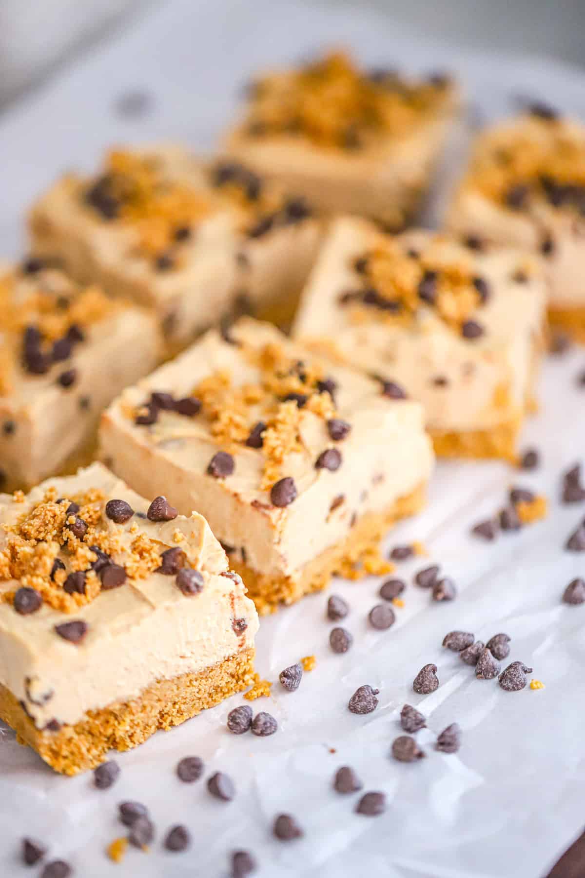 Peanut Butter Cookie Dough Protein Cheesecake