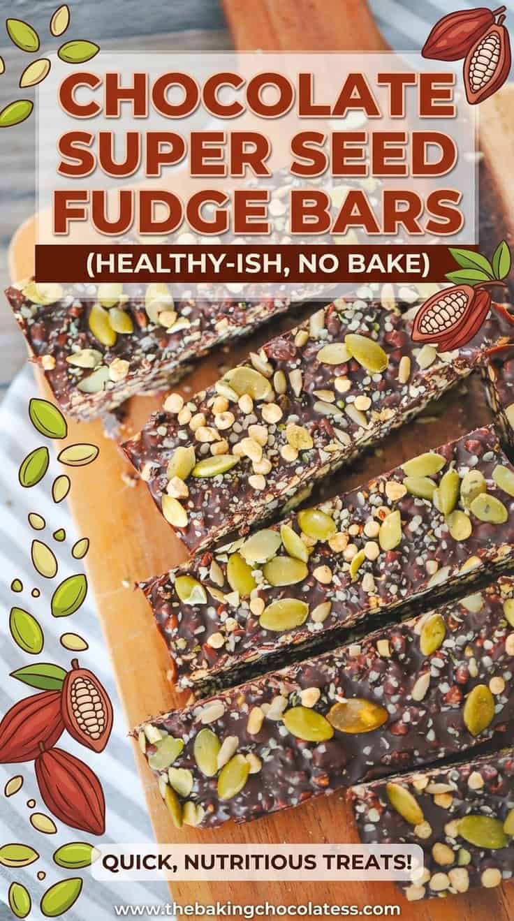 healthy seed fudge bars