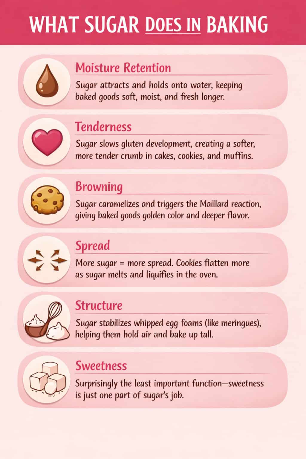 Sugar & Sweeteners in Baking: How They Affect Texture + Smart Substitutions