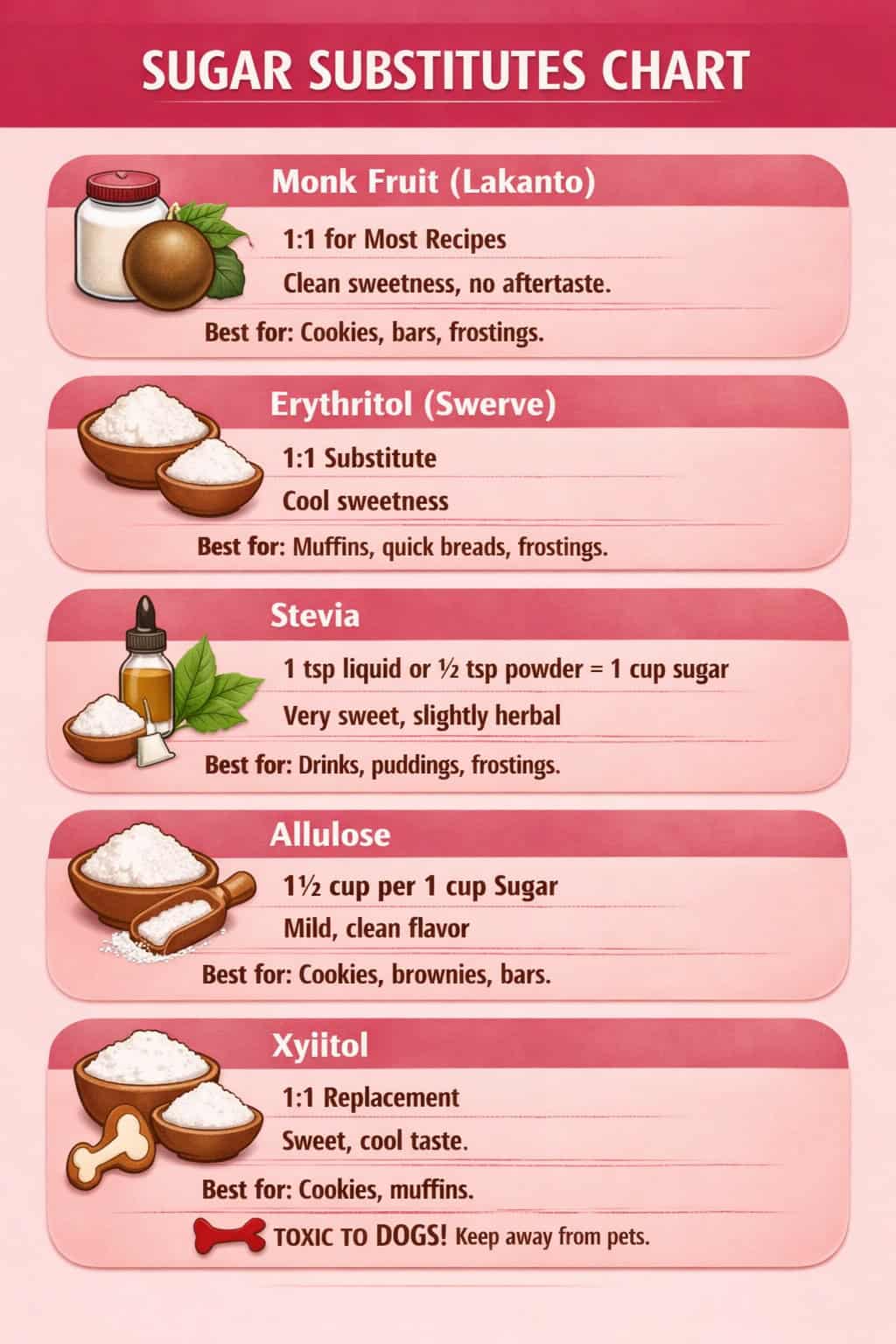 Sugar & Sweeteners in Baking: How They Affect Texture + Smart Substitutions