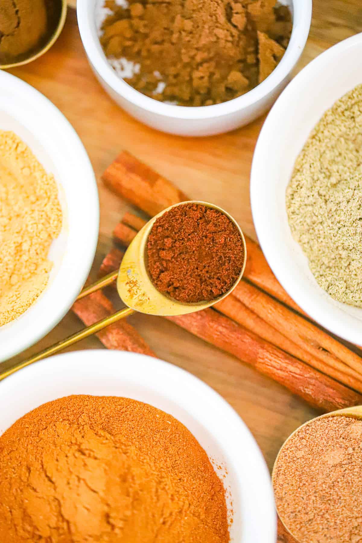 recipe for homemade Chai Spice Blend of ingredients