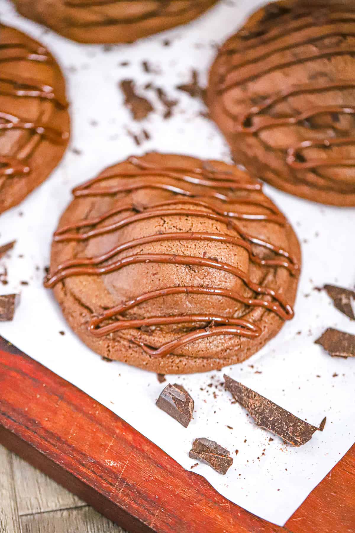 Brownie Molten Lava Levain Cookies