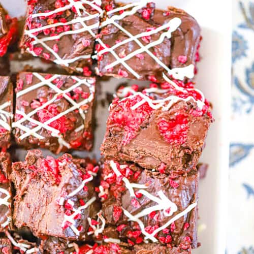 Hershey’s Chocolate Raspberry Fudge Bars
