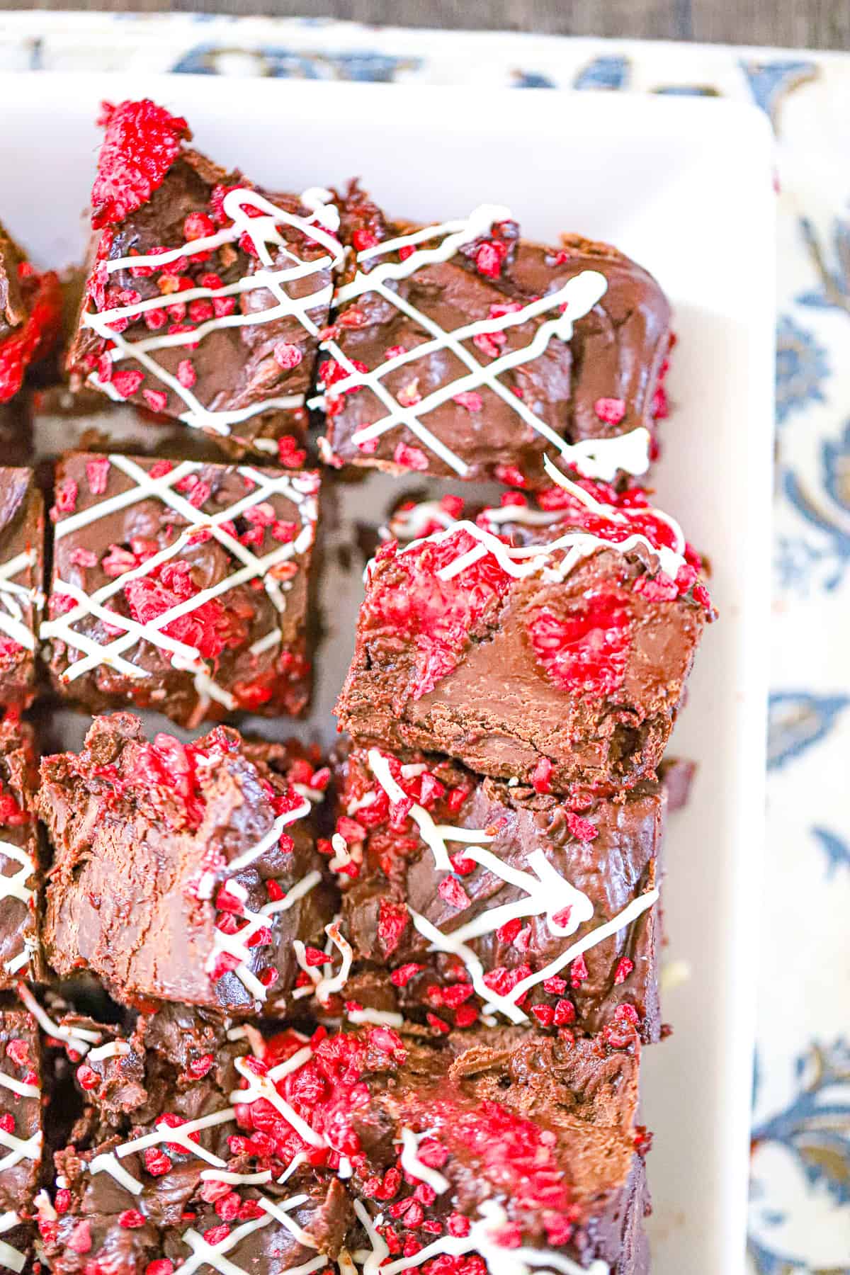 Hershey’s Chocolate Raspberry Fudge Bars