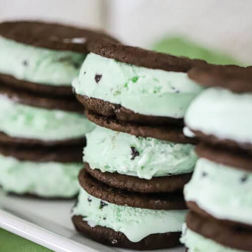 Thin & Chewy Brownie Ice Cream Bars