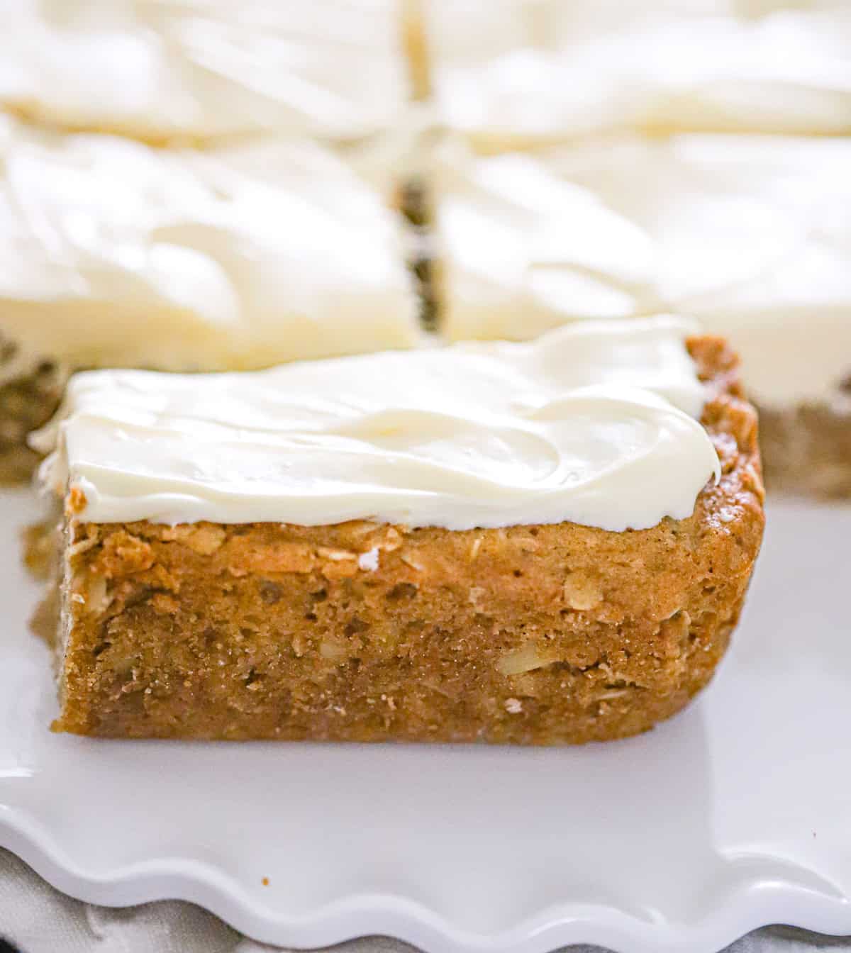 marshmallow filling spread over a soft oatmeal cookie layer