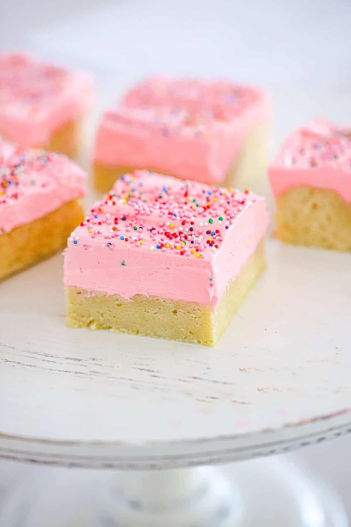 Soft Baked Sugar Cookie Bars