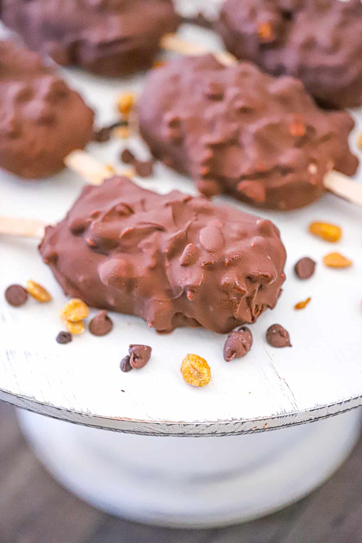 Chocolate Peanut Butter Magnum Bars (Yogurt or Cottage Cheese)